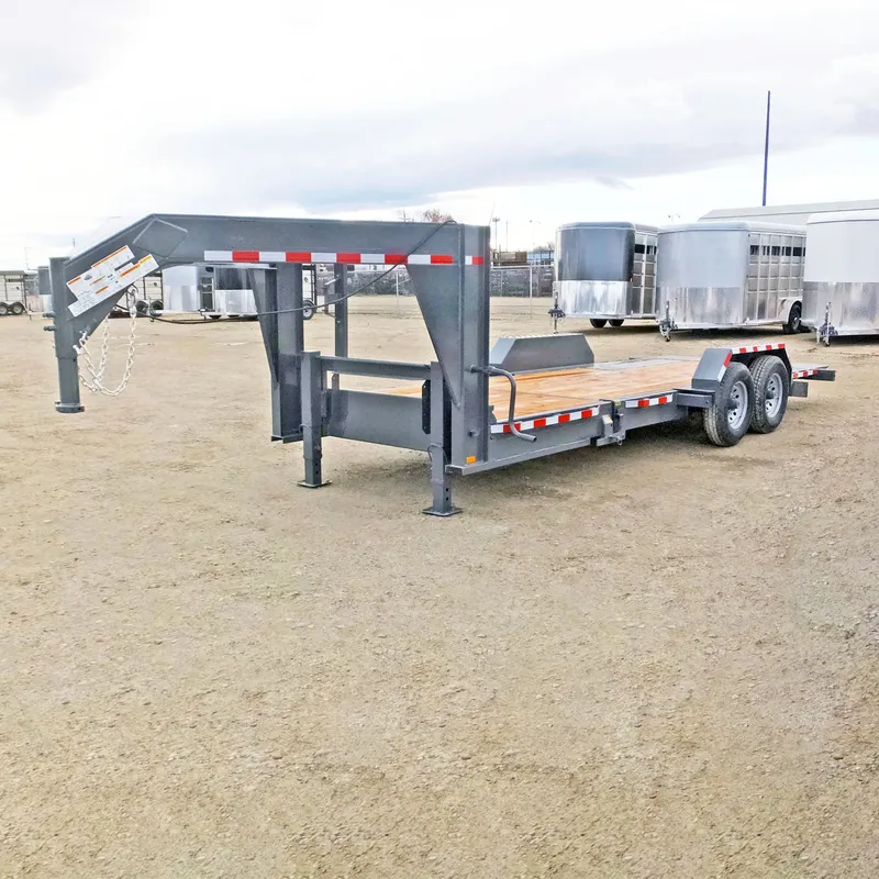 Snake River Low-Deck Gooseneck Flatbed Trailer